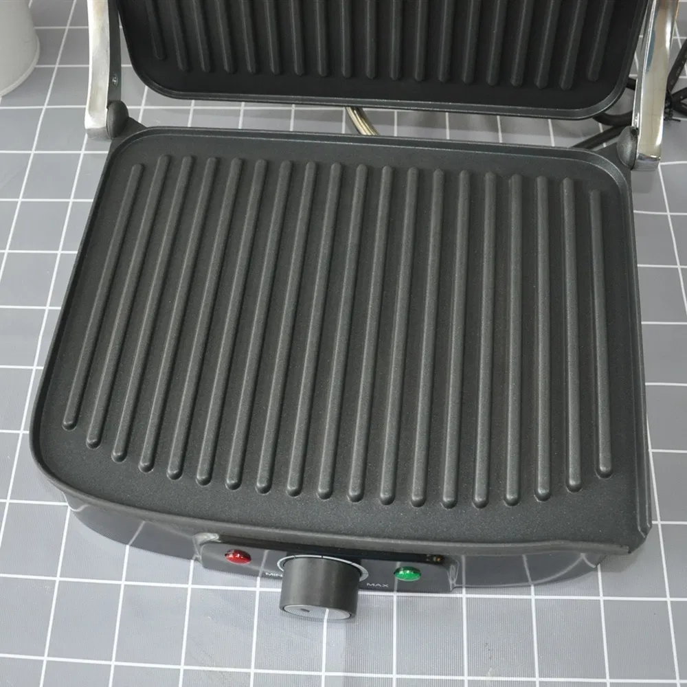 Home Electric Press Grill Open 180 Degree Automatically Adjusts to Any Size of Toaster Meat or Snack