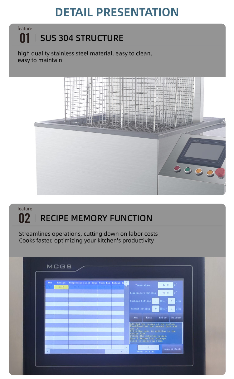 Commercial Sous Vide Cooking Machine, Slow Cooker, Sous Vide Cooker