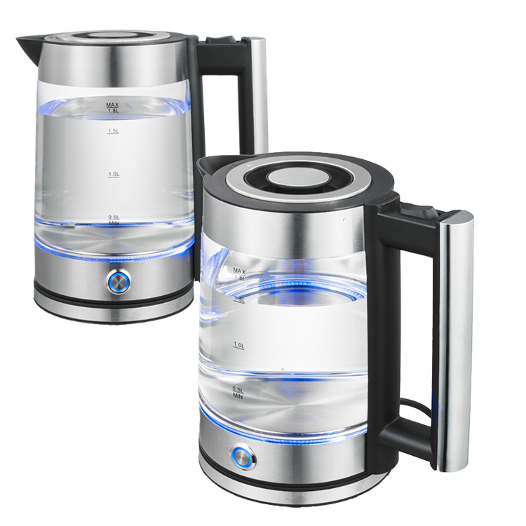 Electric Glass Kettle Home Appliance Water Tea Kettle with LED High Quality