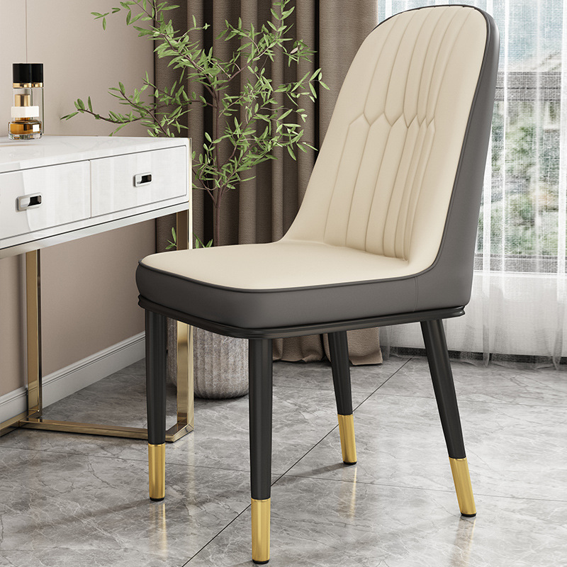 Стулья для ресторана кожаные металлический каркас 5 шт