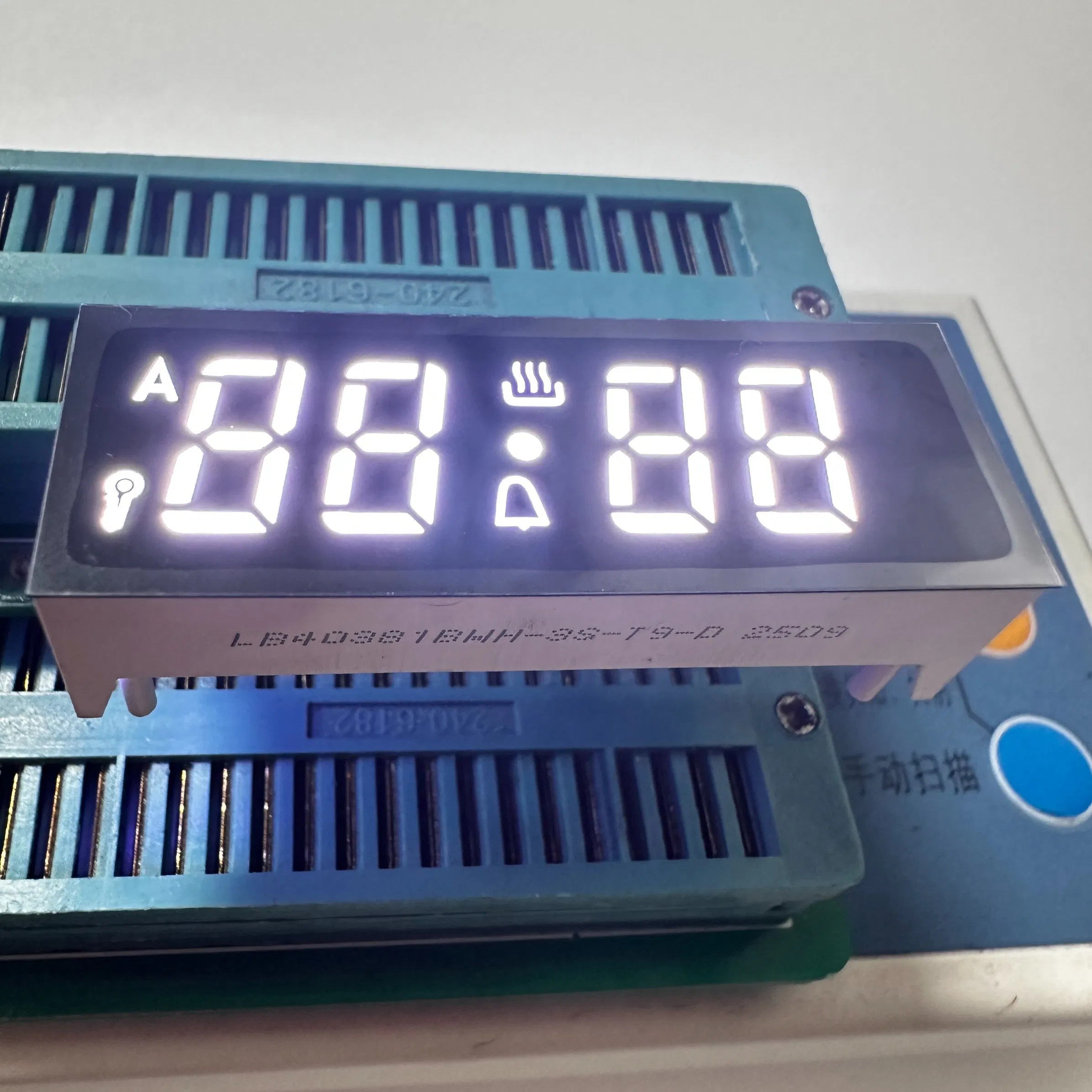 7 Segment LED Display 4 Digit White for Oven Control