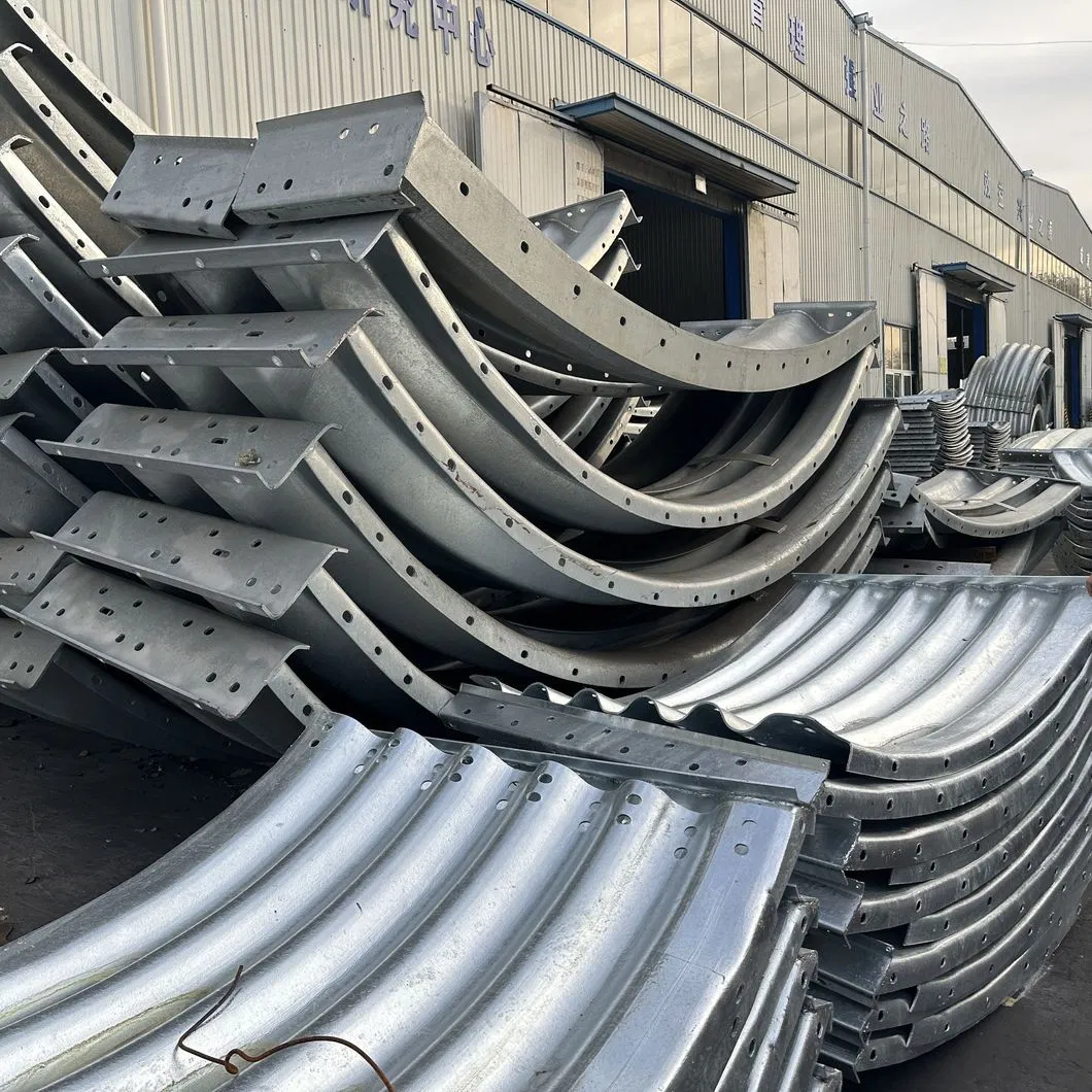 Metal High Quality Multi Plates Assembly Customizable Galvanized Large Diameter Corrugated Steel Pipe