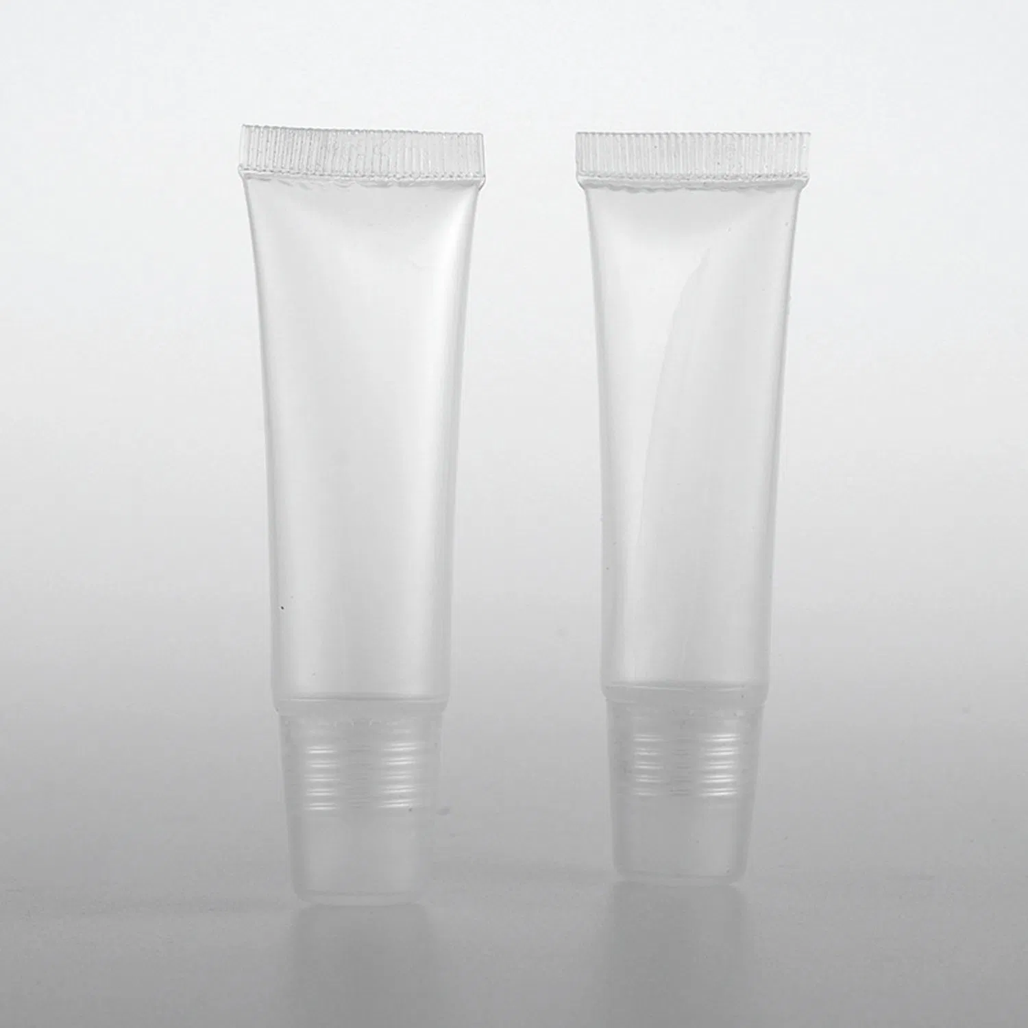 8ml Clear Soft Empty Balm Containers Refillable Mini Cosmetic Lip Gloss Tubes for cosmetic Makeup and Travel Toiletries