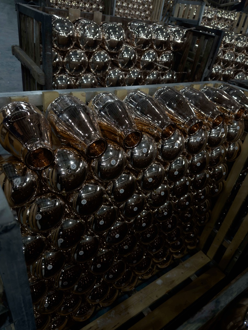 Pink Color Glass Vacuum Refill