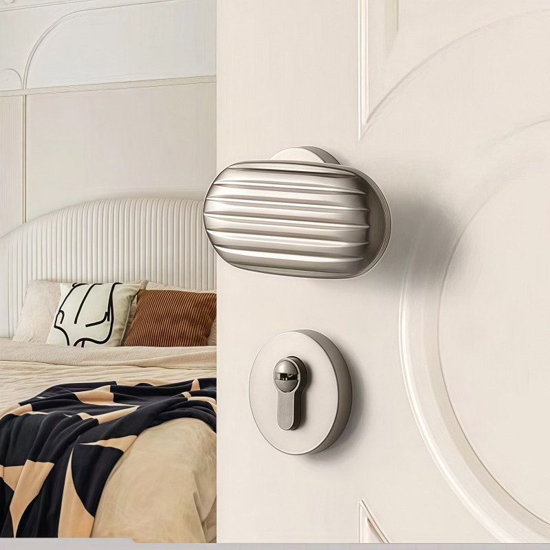 Multi-Color Silent Room Door Locks for Wooden Interiors