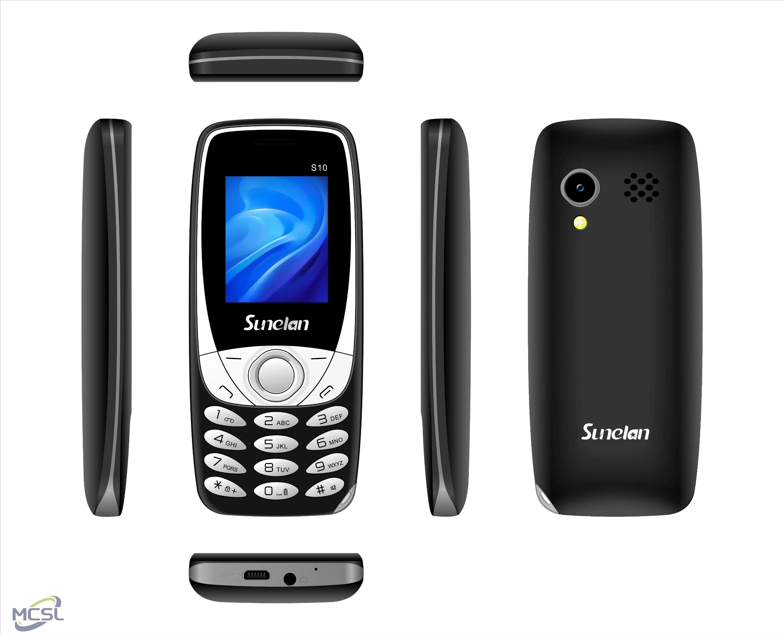 Кнопочный телефон Sunelan S10, 1.77 дюйма, 2G