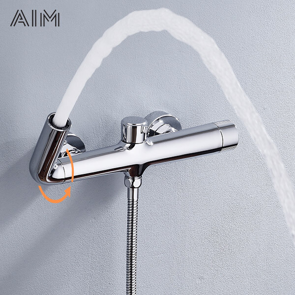 Латунный смеситель для душа с хромированным покрытием