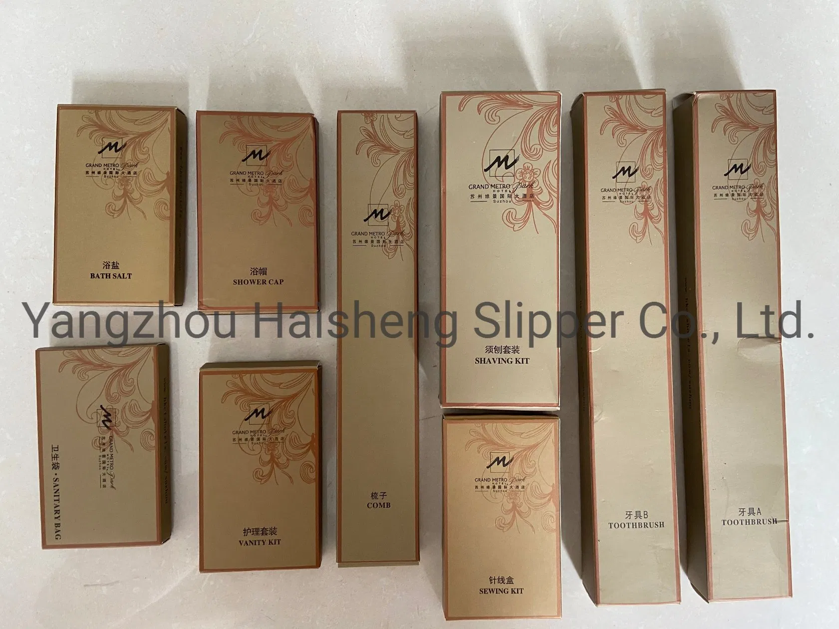 Cheap Hotel Amenities High Quality Bathroom Kits Disposable Toiletries Supplies for Guest