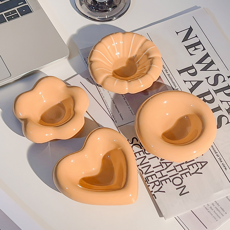 Organic Contemporary Dipping Dish - Smooth-Touch Ceramic Condiment Bowls OEM