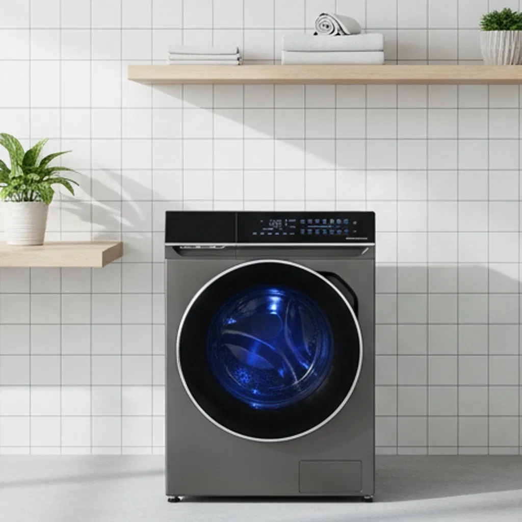 12kg High-Efficiency Color Screen Front Loading BLDC Washing Machine