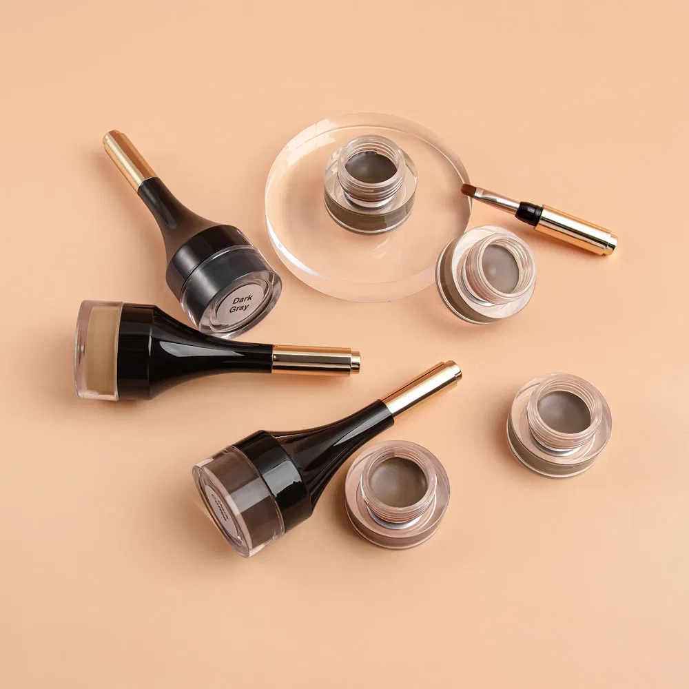 Waterproof Vegan Eyebrow Gel for Custom Brow Enhancers Eyebrow Pomade with Brush