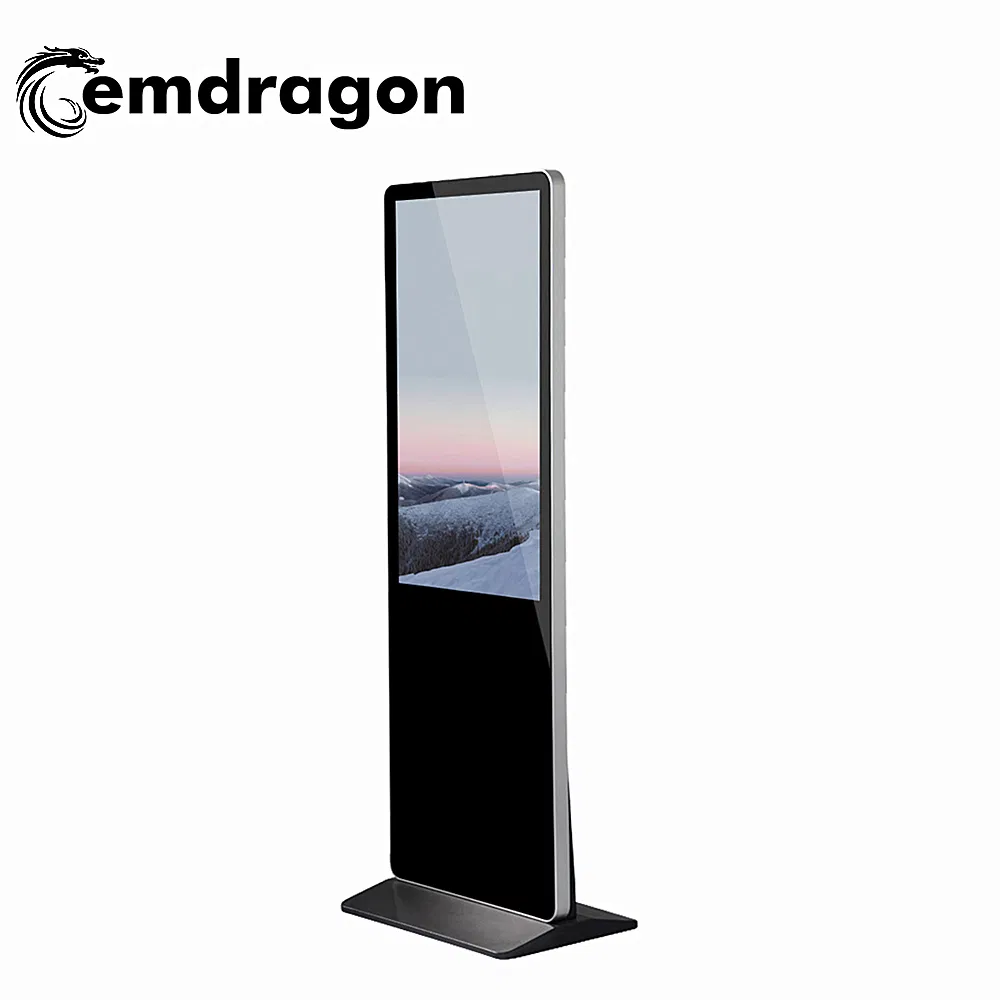Digital Signage 32"43" 50"55"65 Inch Super Slim Floor Standing Kiosk LG LCD Samsung TV Best Price Advertising LED Screen Display