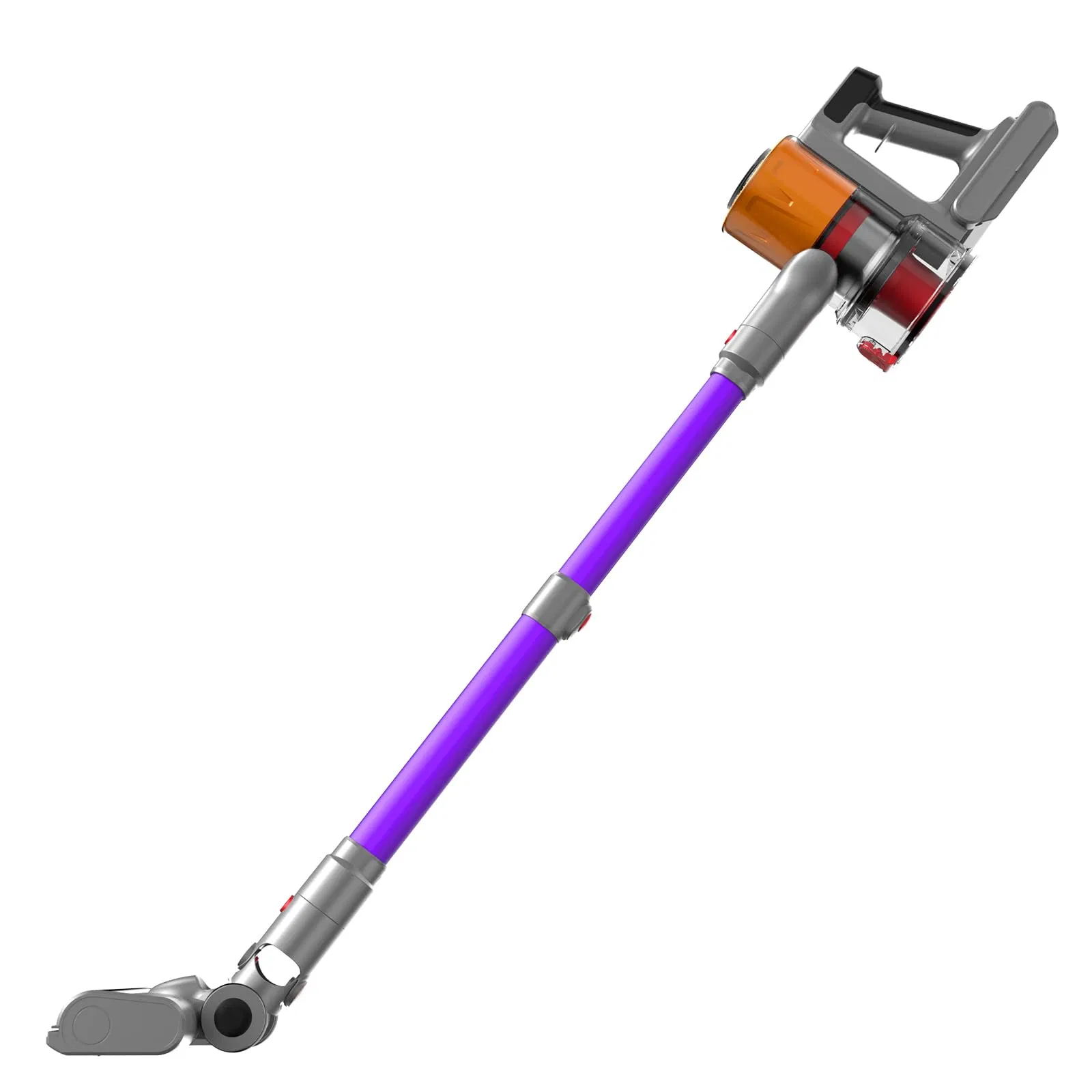 Longbank New Self-Standing Vacuum with LED Display Rechargeable Lightweight for Floors Pet Hair Carpets Cordless Vacuum Cleaner