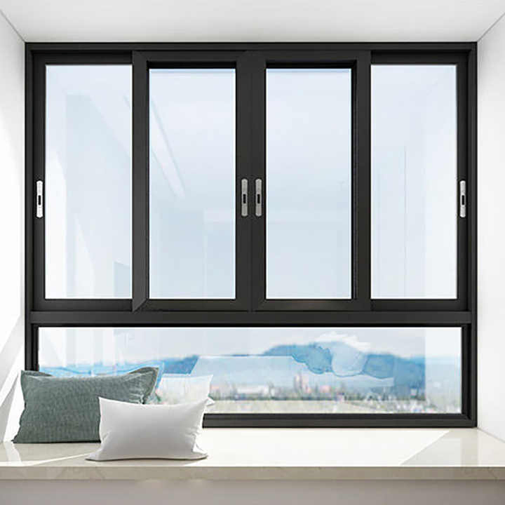 Wholesale High Quality UPVC PVC Aluminium Invisible Screen Sliding Casement Window