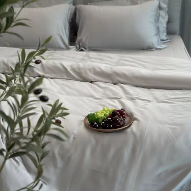 300 Thread Count 300tc Sustainable Bamboo Woven 3PCS Bed Sheet Set