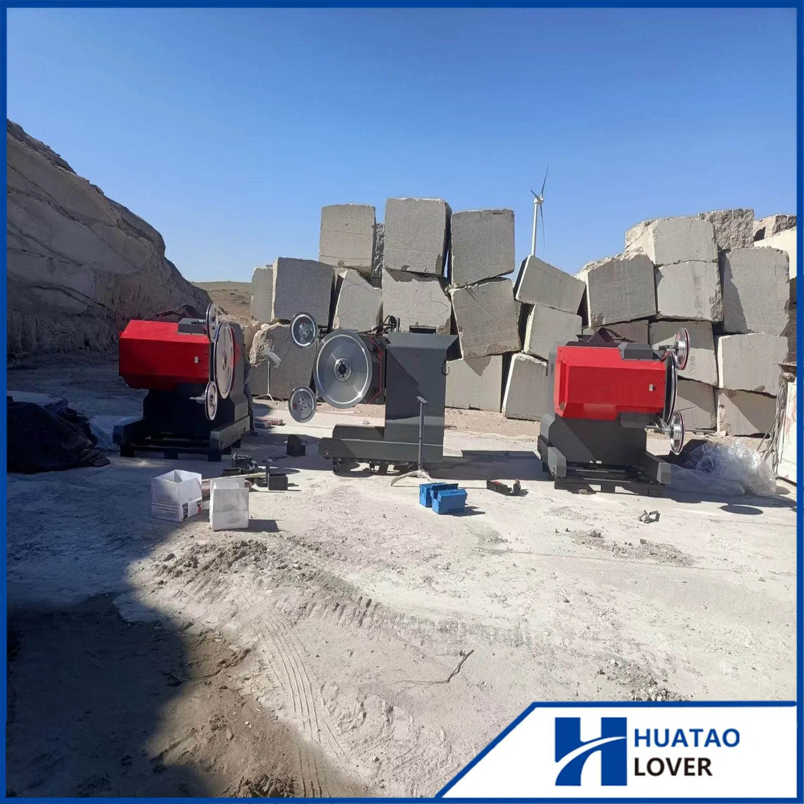 32kw High Frequency Marble Wire Saw Machine