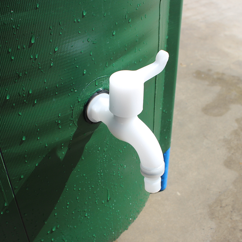 High-Capacity 200L PVC Rainwater Collection Barrel for Garden & Outdoor Use