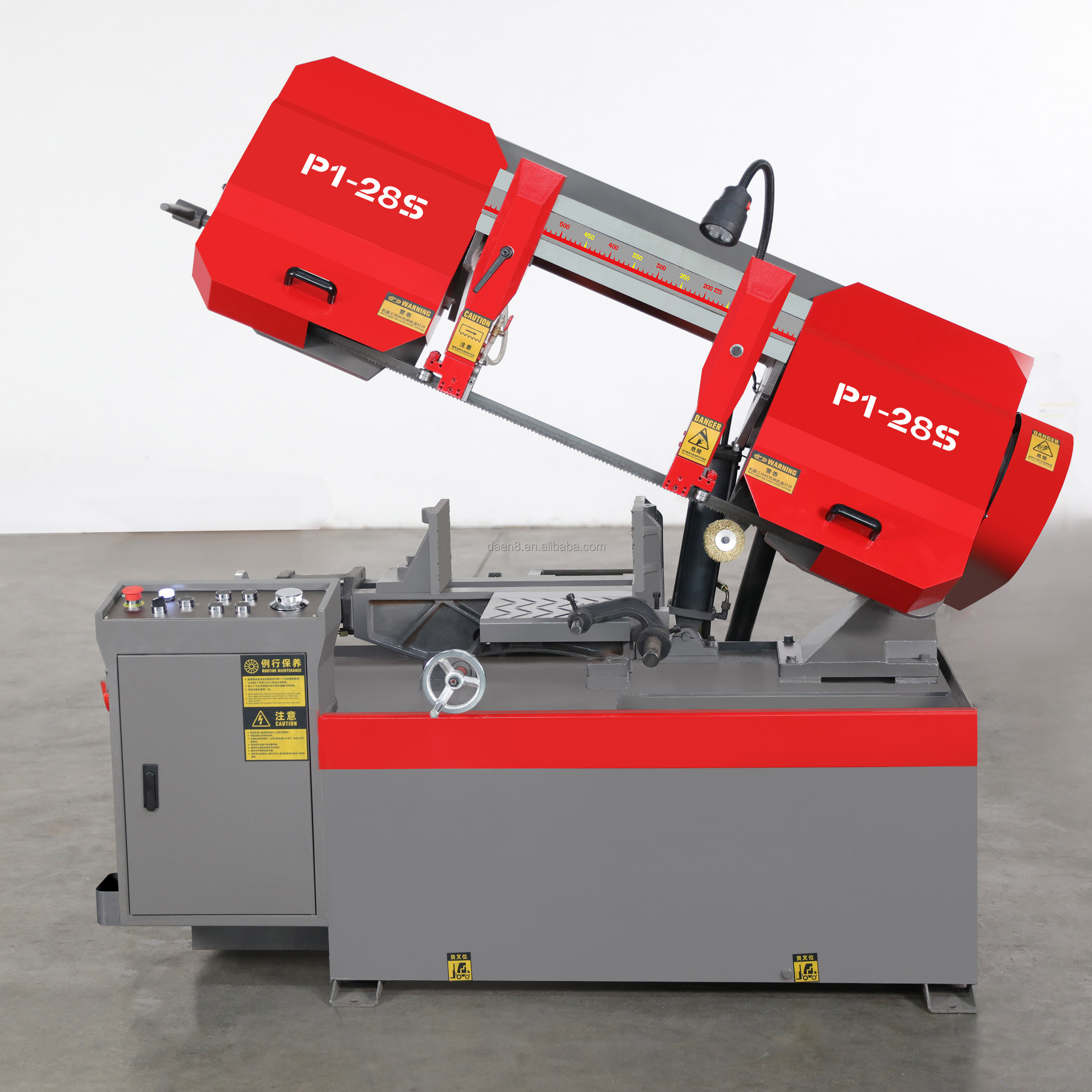 Ленточная пила по металлу горизонтальная 60 см ножничная