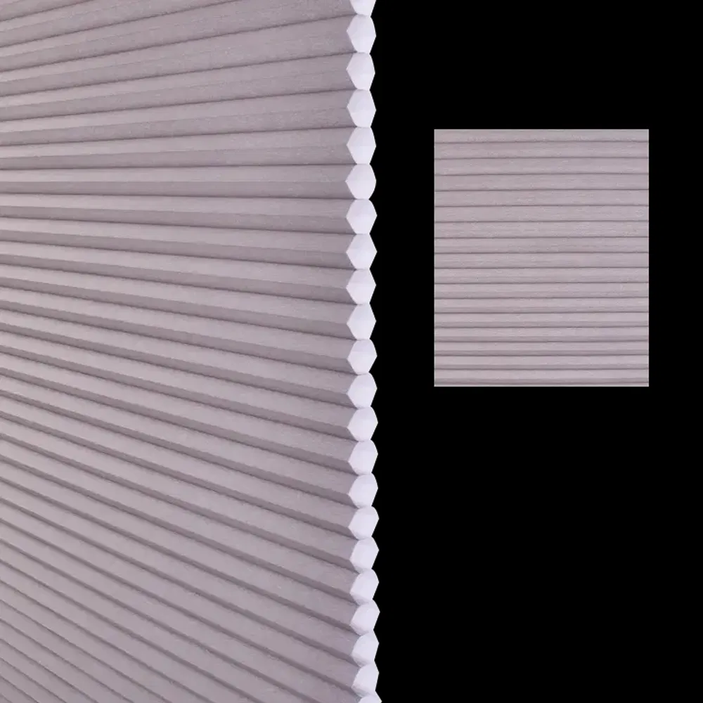Custom 45mm Non-Woven Pleated Honeycomb Motorized Blinds Fabric for Window Curtain