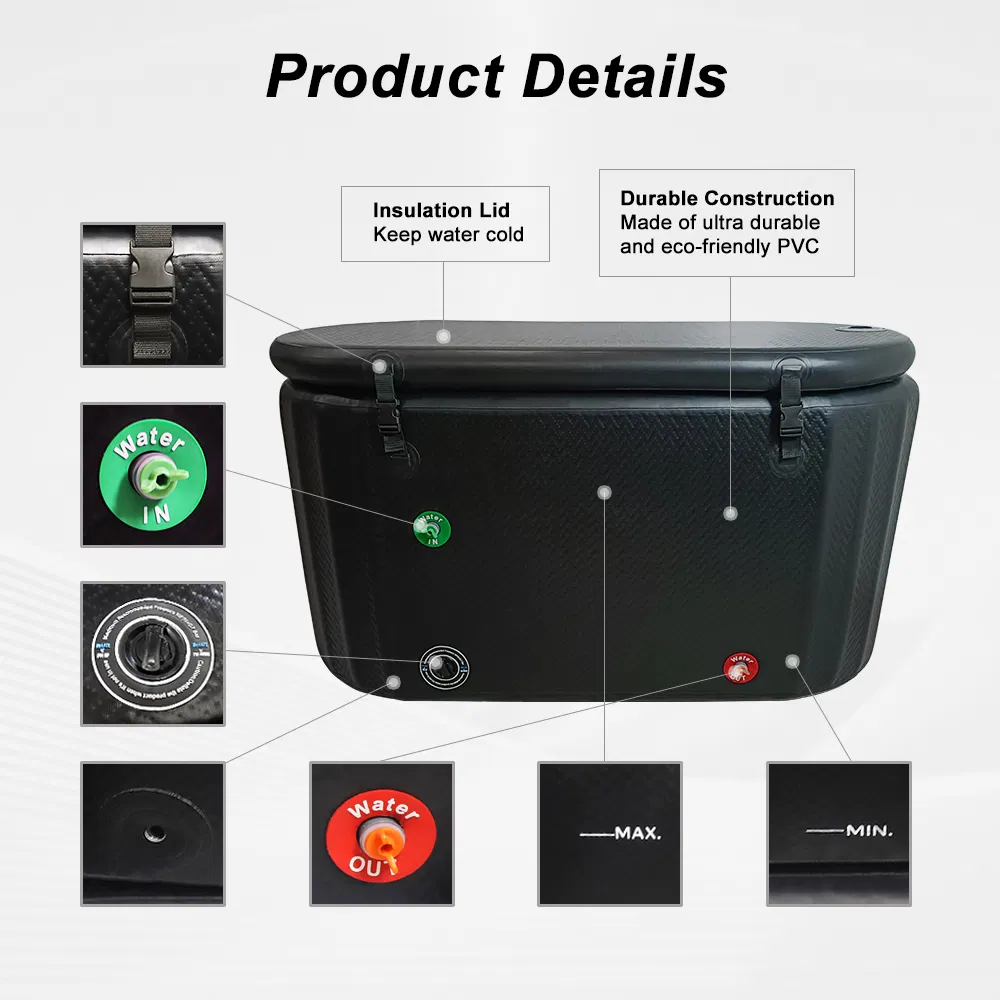 Надувная ванна для ледяных ванн Rayson Drop Stitching