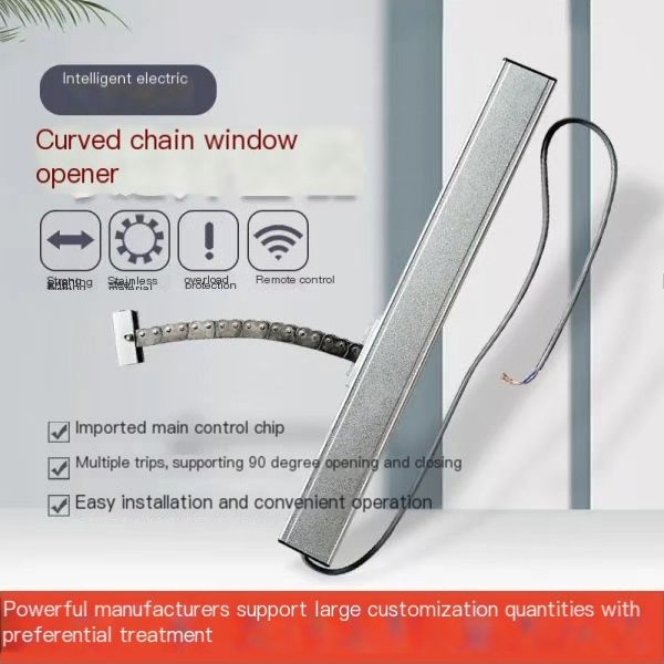 Electric Window Opener Remote Control Sliding Window Motor Home Smart Aluminium Accessories Sliding Window Driver