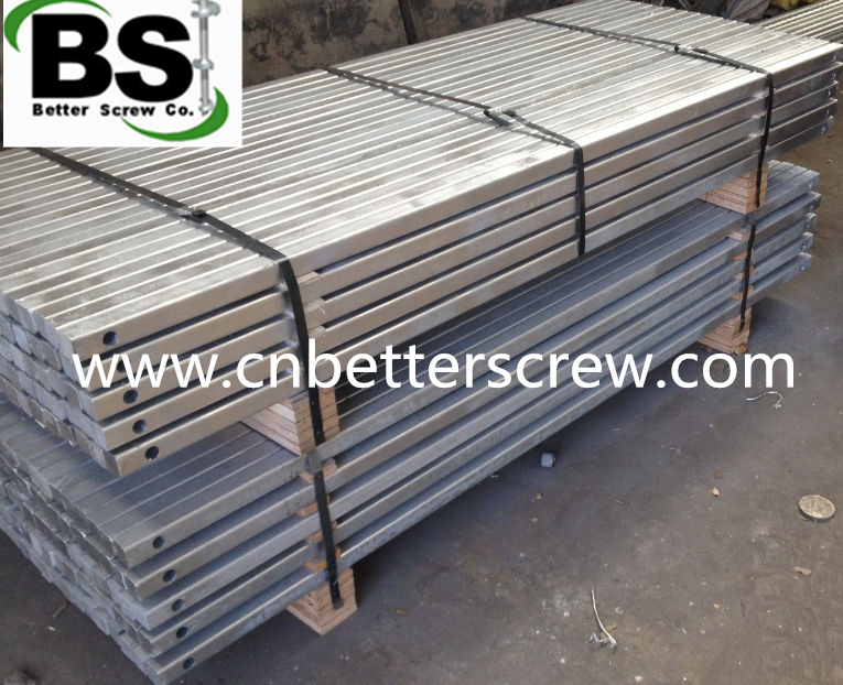 Helical Piling Square Bar Shaft Screw Pile Underpinning
