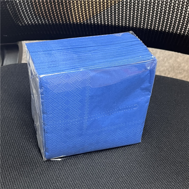 Hot Sale Natural Custom Printed Logo Elegant Disposable Absorbent Thick Restaurant Paper Napkins Manufacturers