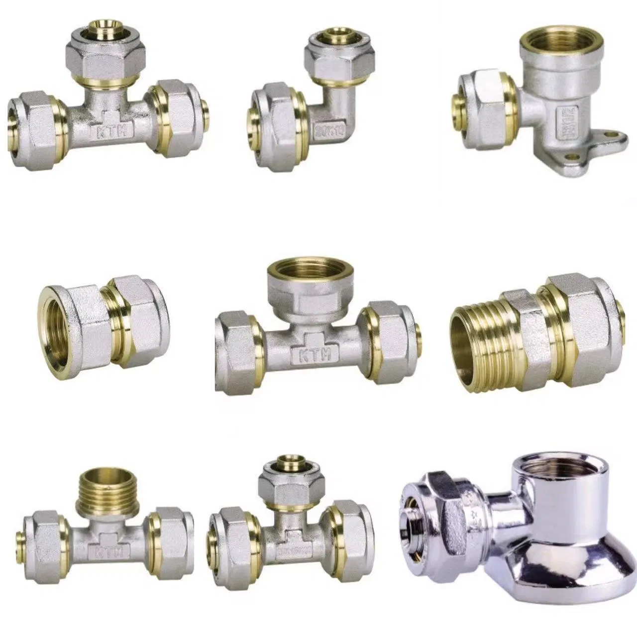 Nickel-Plating Brass Fittings for Straight Male Connector