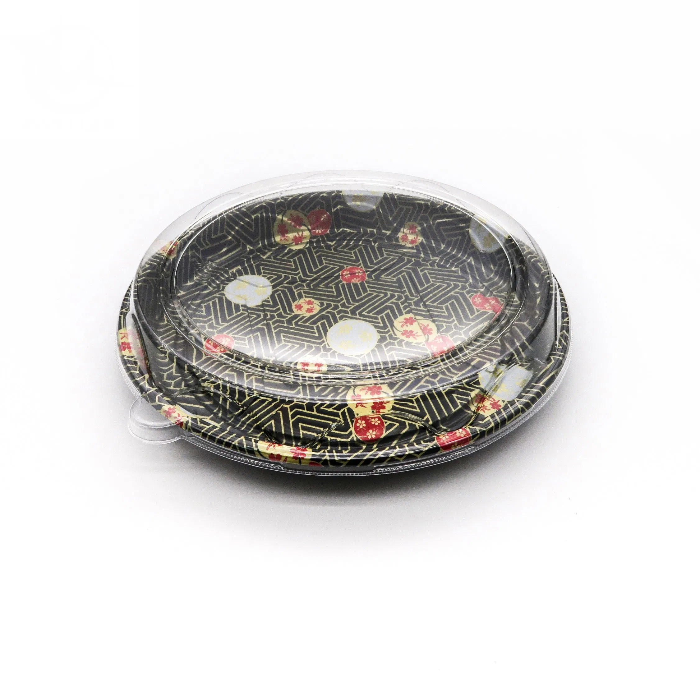High Quality Disposable Food Container Reusable Take out Plastic Food Packaging Rectangle Sushi Tray