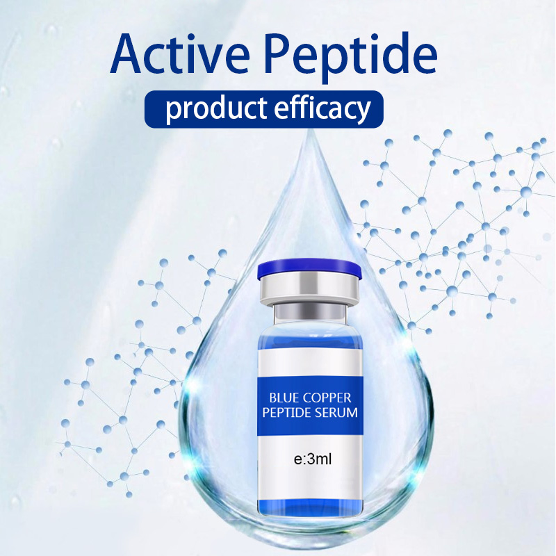 Private Label OEM Whitening Essence Gentle Moisturizing Whitening Anti-Aging Blue Copper Peptide Serum