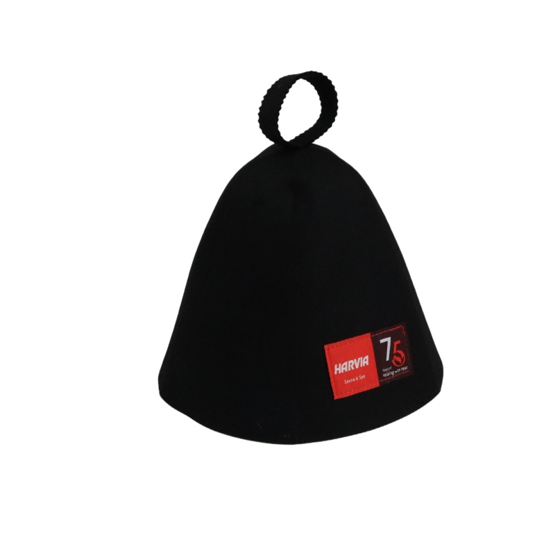 Wool Sauna Hat for Women and Men Ornament Banya Hat Embroidered Sauna Cap Bathhouse Hat for Sauna Accessory Sauna Gifts