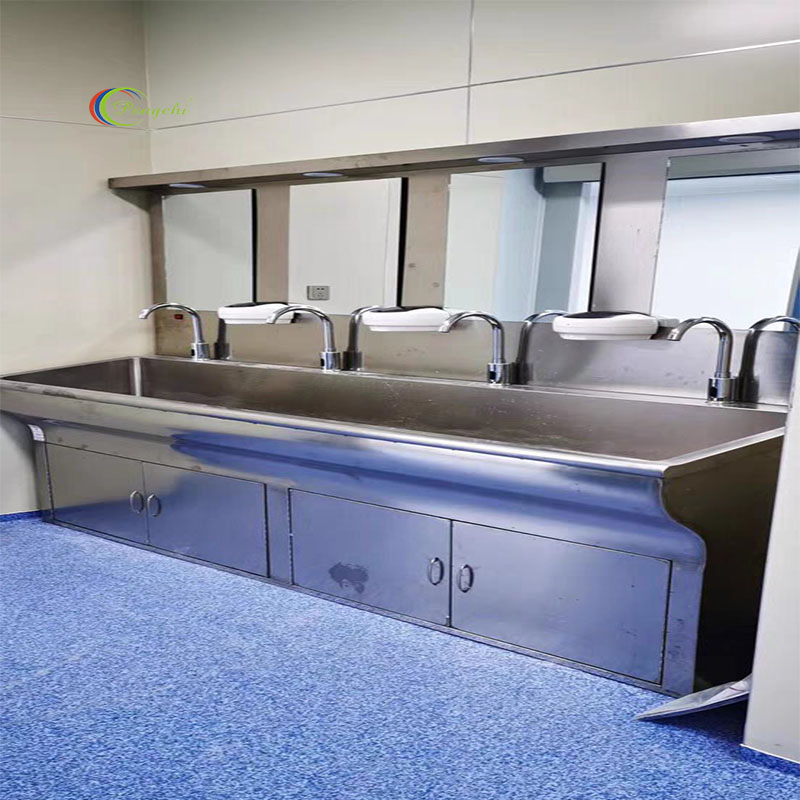Anti-Slip Countertop Operating Room Medical Handwashing Sink for Staff Safety