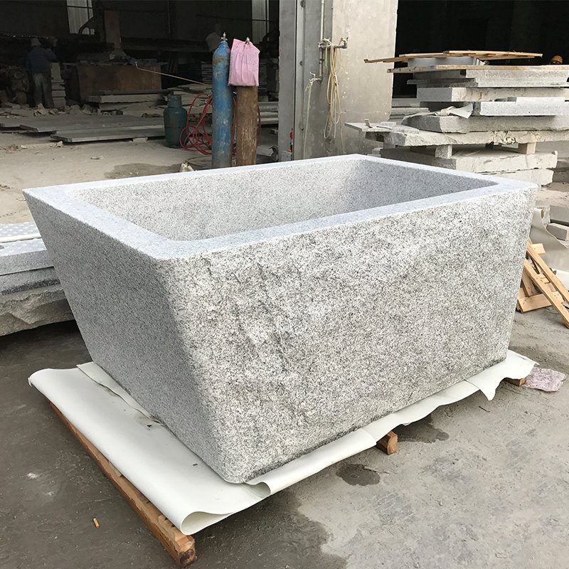 Custom Outdoor Granite Stone Bathtub