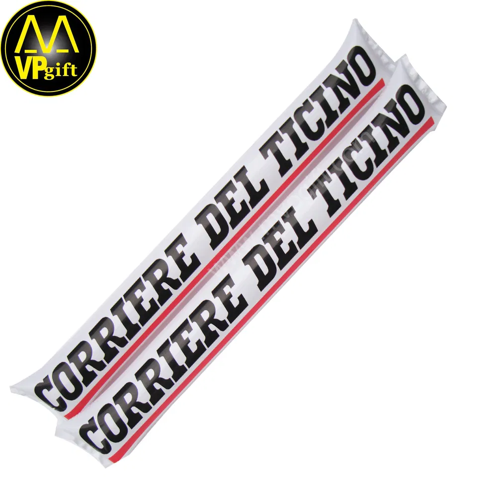 China Custom Colorful Promotion Gift PE Plastic Balloon Sports and Party Events Gift Cheering Thunder Stick