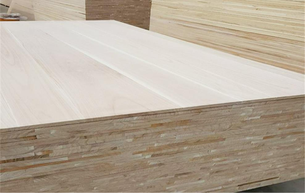 Paulownia Wood Plate AA Straight Plate Double-Sided No Joint Tung Wood Furniture Board Wall Board Decoration Paulownia Wood Board