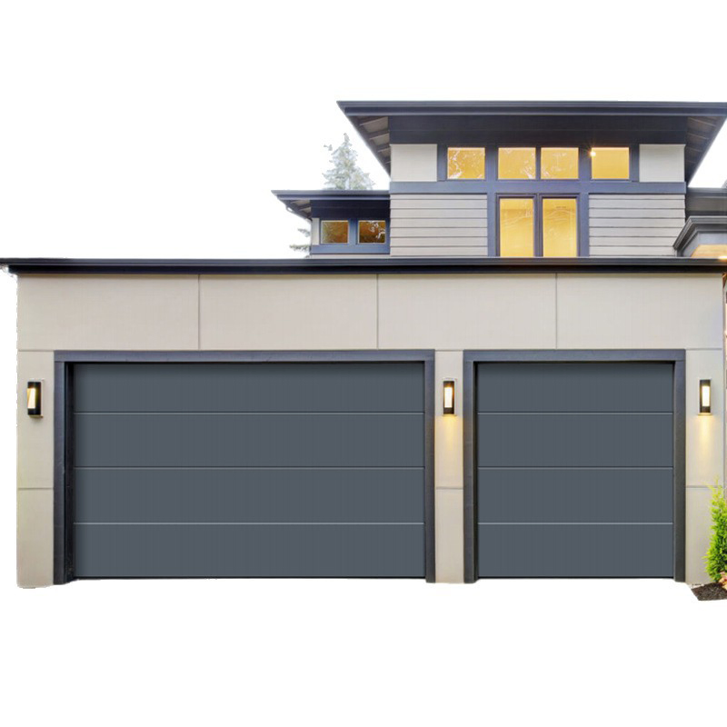 High-Quality Automatic Overhead Sectional Garage Door Charmo Aluminum Alloy Door with View Window