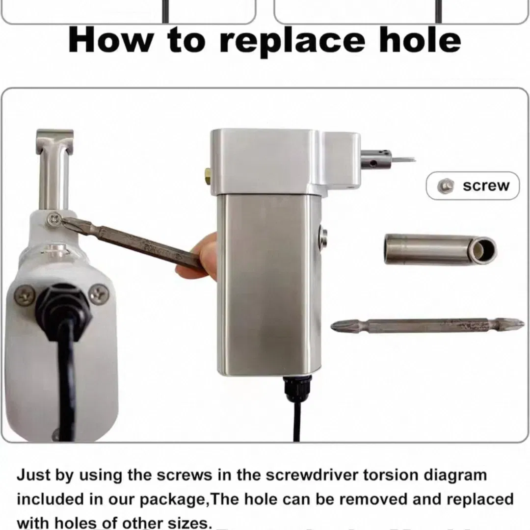 Stainless Steel Automatic Dreadlocks Hair Making Machine Dreadlocks Crochet Hair Electric Needle Maker Machine