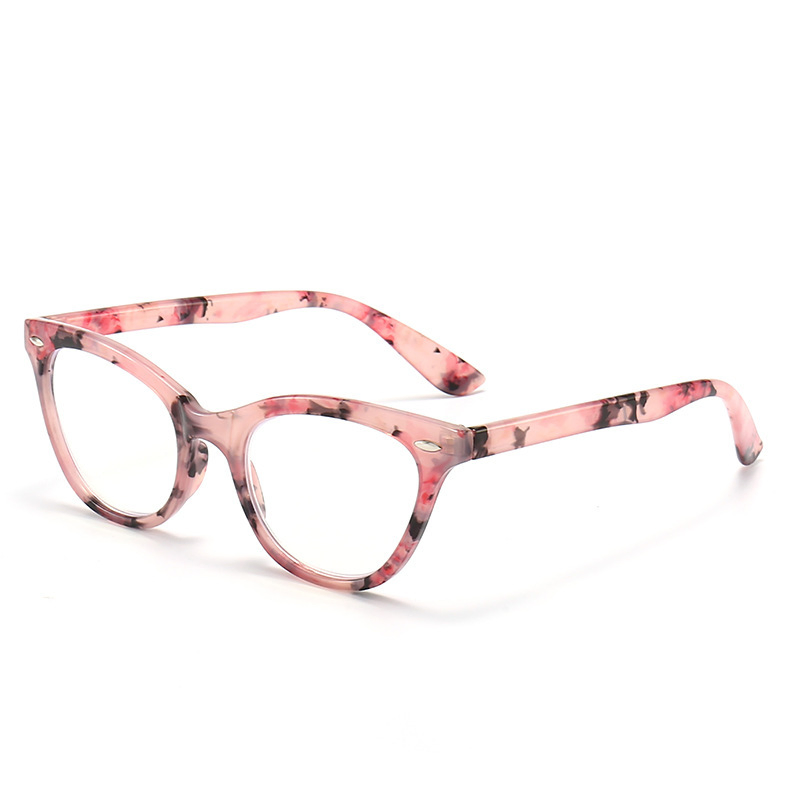 New Anti Blue Light Glasses Tr90 Optical Eyeglasses Retro Cat Eye Frame Reading Glasses Computer Bluelight Blocking