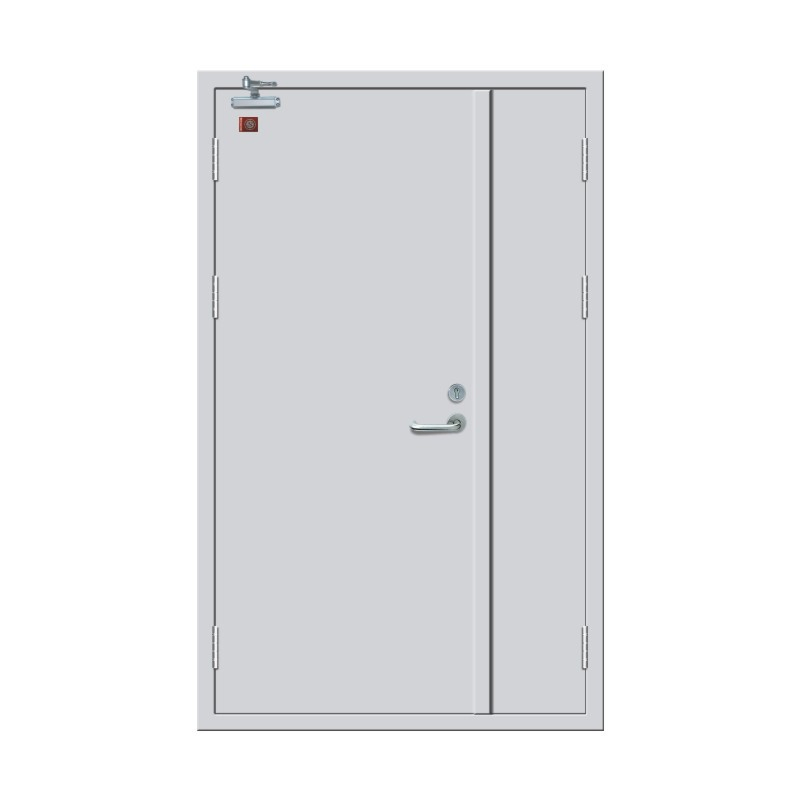 Premium Fire Resistant Metal Exit Door for Hospitals and Hotels
