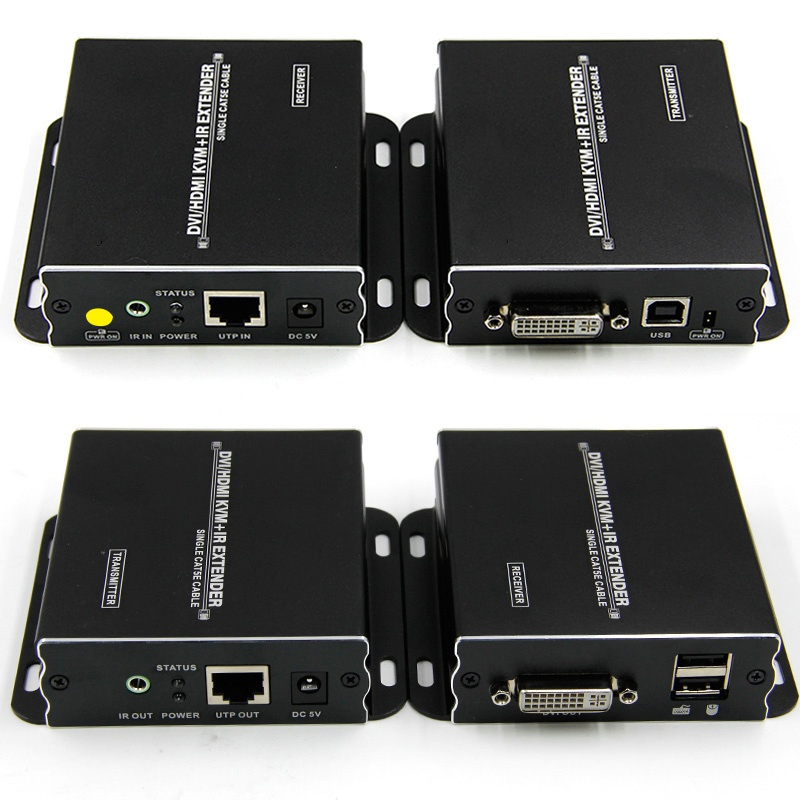 HDMI KVM экстендер по IP 1080P 60Гц, 120м