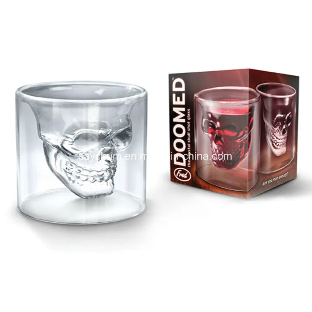 Skull Head Shot Glass Cup Beer Mug Wine Glass Mug