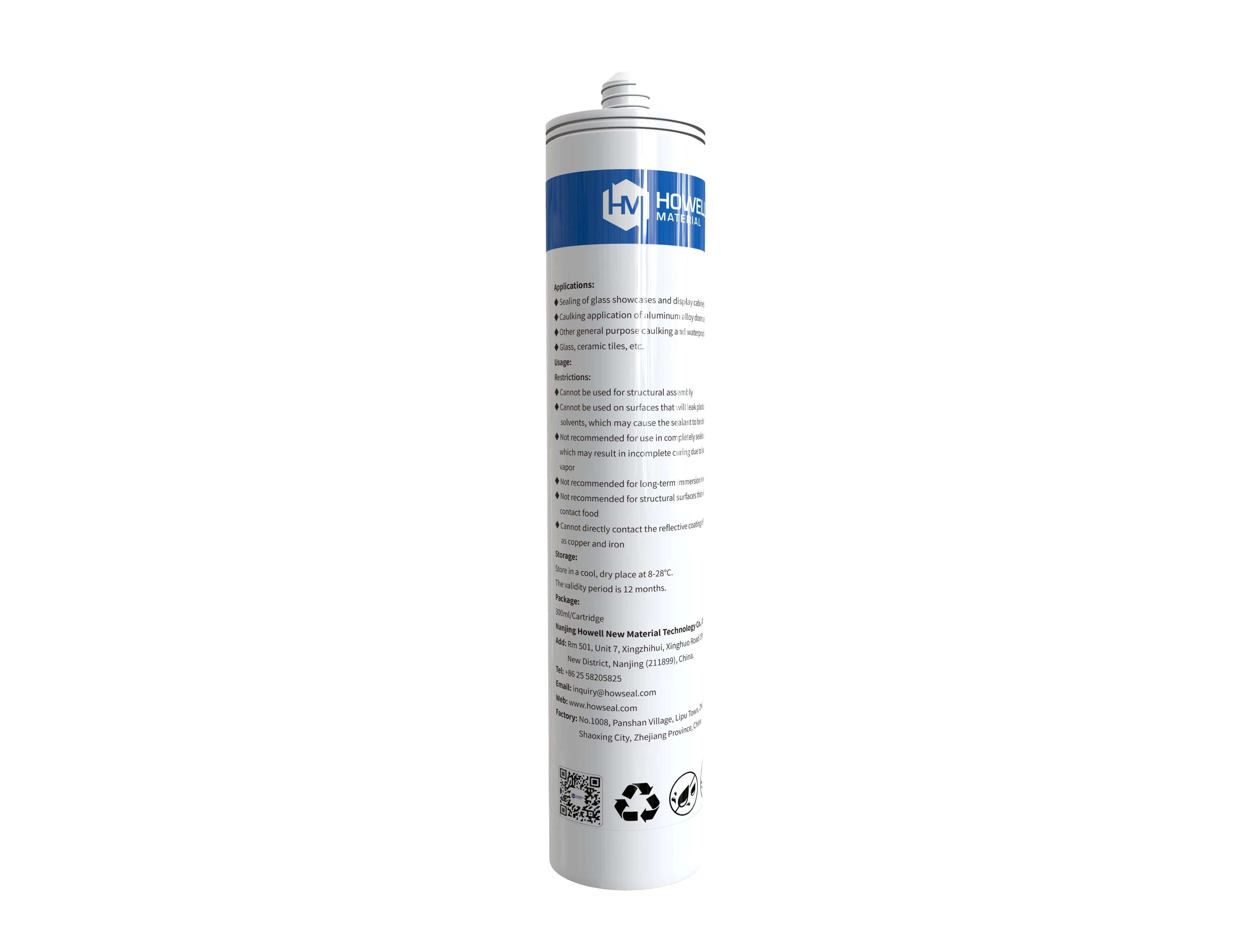 WR30 Weatherproofing building construction sealant and adhesive neutral cure oxime silicone