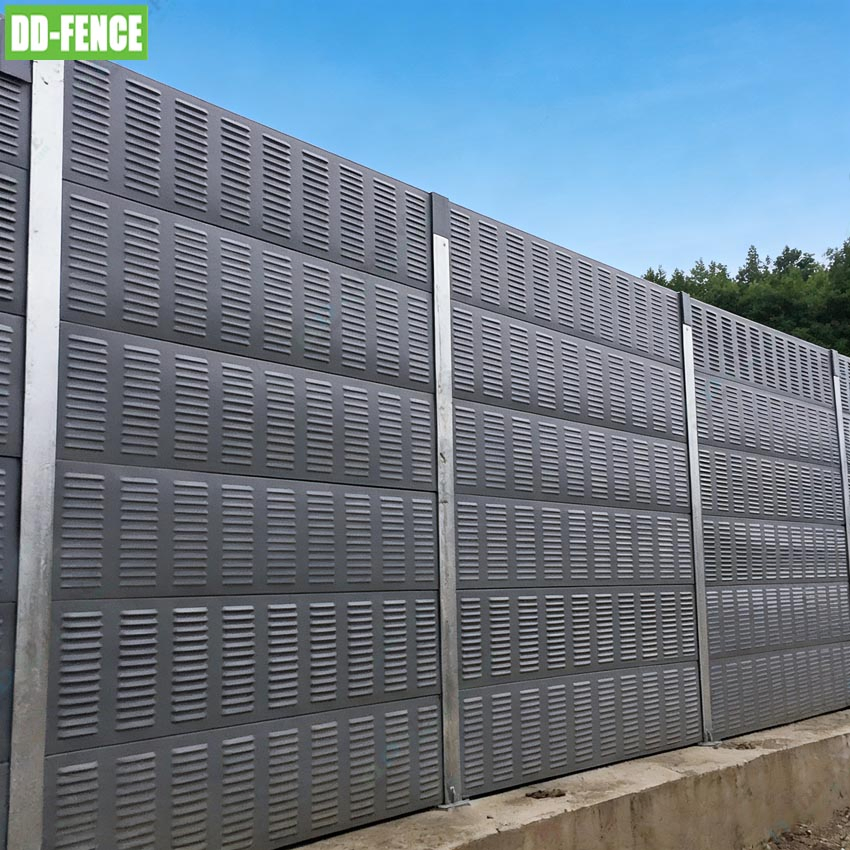 Sound Barrier Sheet Guardrail Sound Barrier Fence Noise Barrier Sound Proof Outdoor Sound Fencing