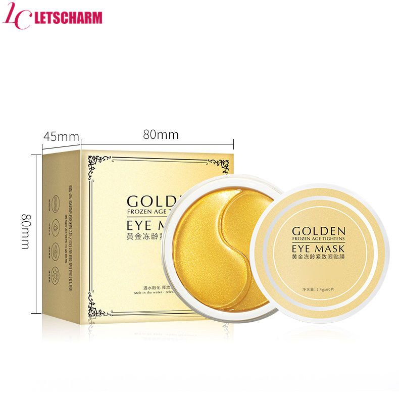 Ls009 OEM Custom Gold Eye Mask Targets Aging Eyes