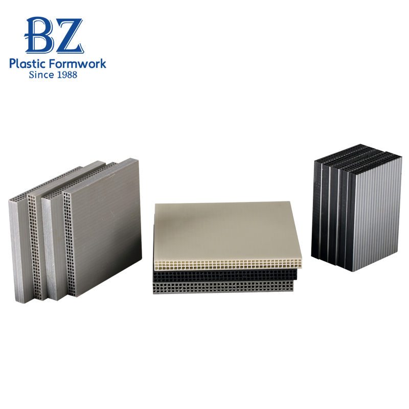 Building Materials Molds Waterproof Reusable Plastic Formwork for Column Concrete