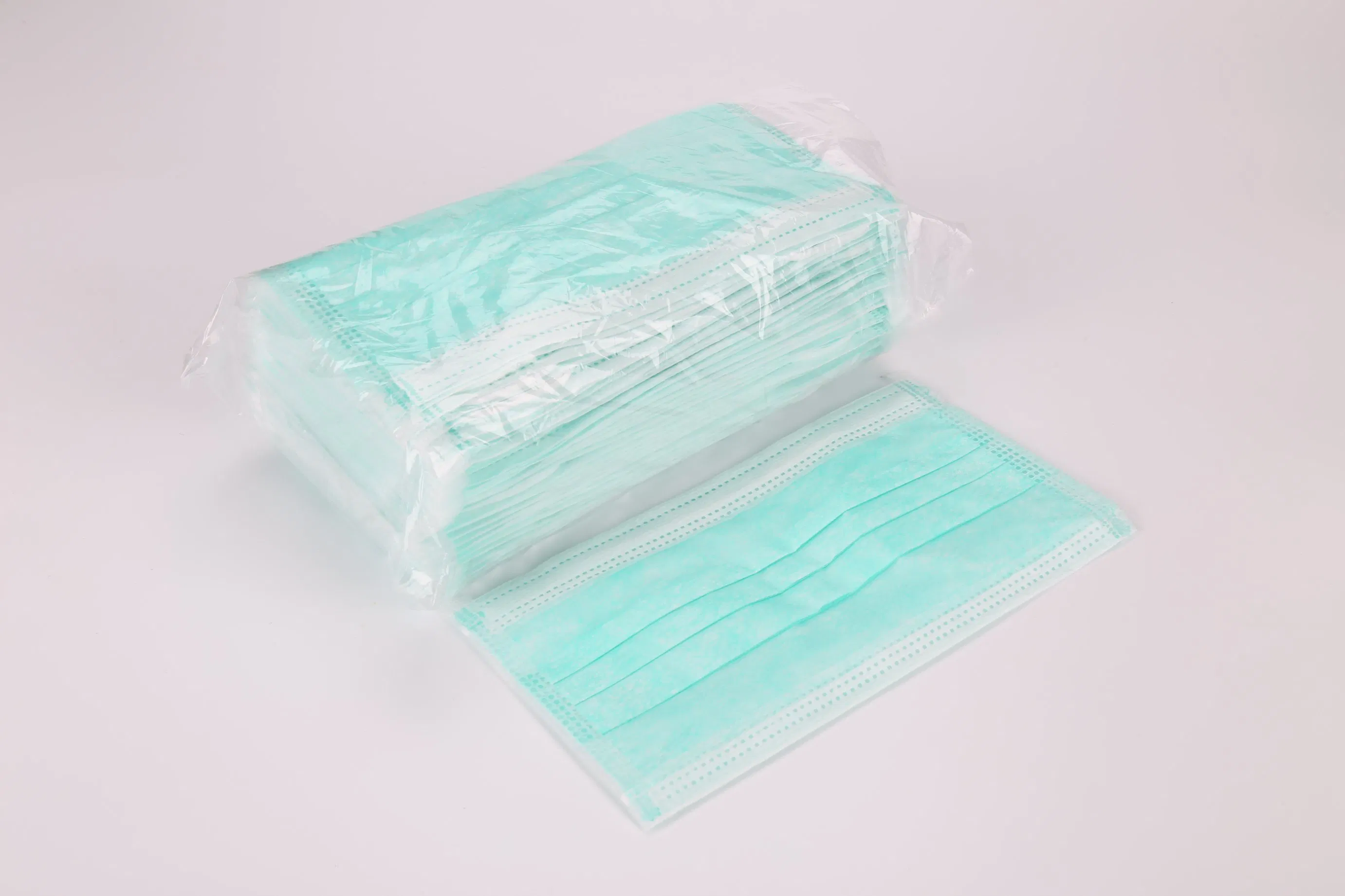 3-Ply Blue Disposable Face Mask ASTM Level 2 98% Pfe Grade Procedure Face Mask