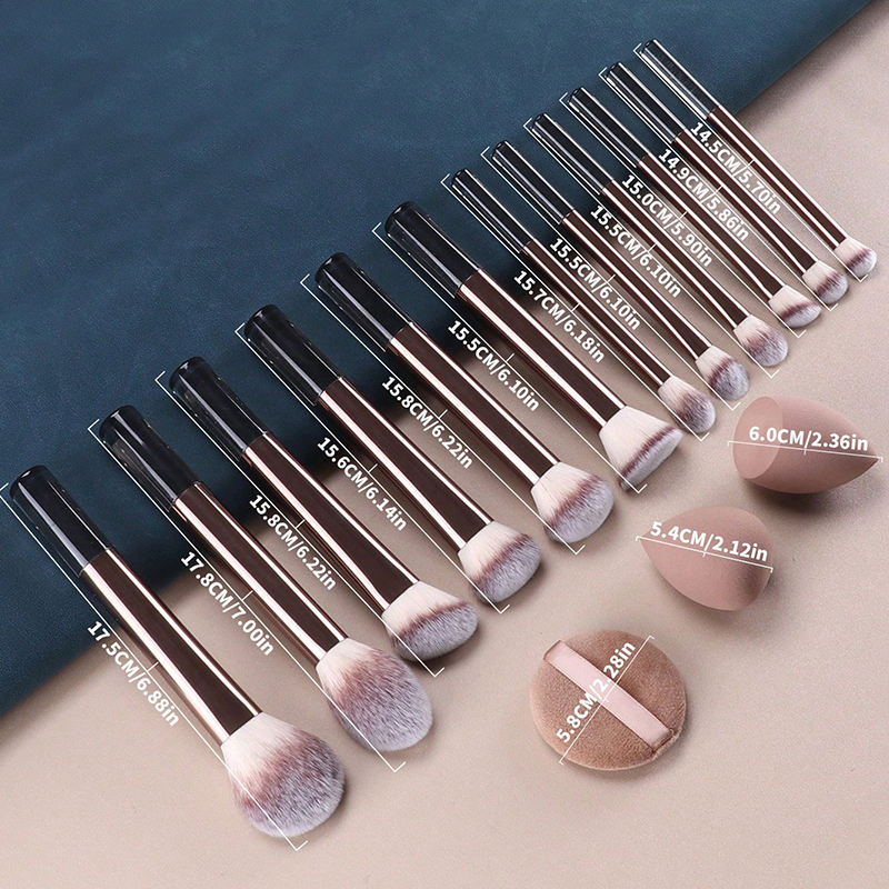 Professional Large Combo Eyeshadow Blush Beauty Cosmetic Makeup Brushes Set