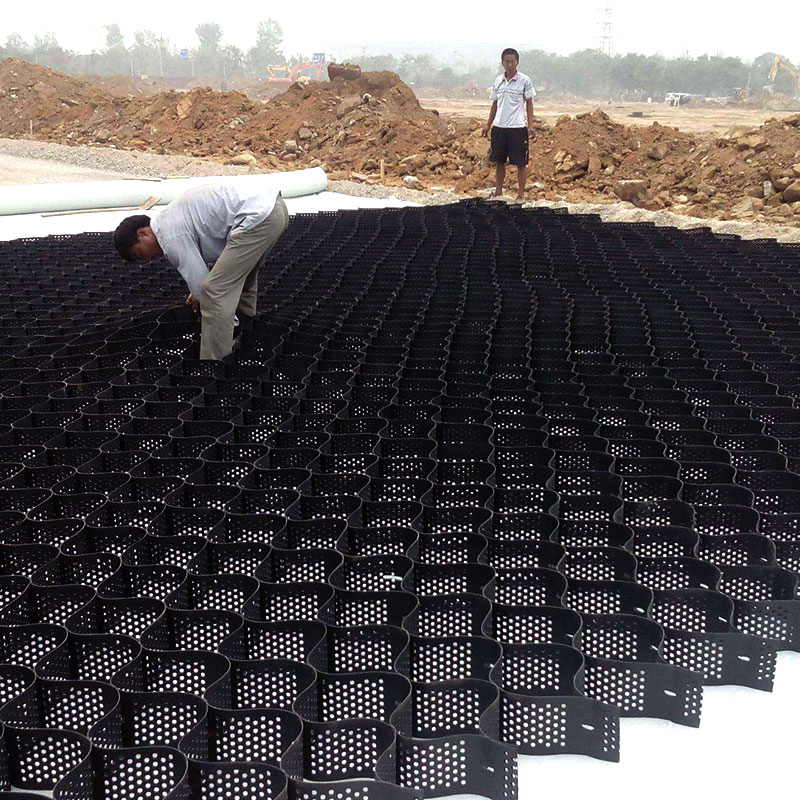 System Plastic Gravel Stabilizer Geocell Large Panel for Retaining Walls Channel Protection
