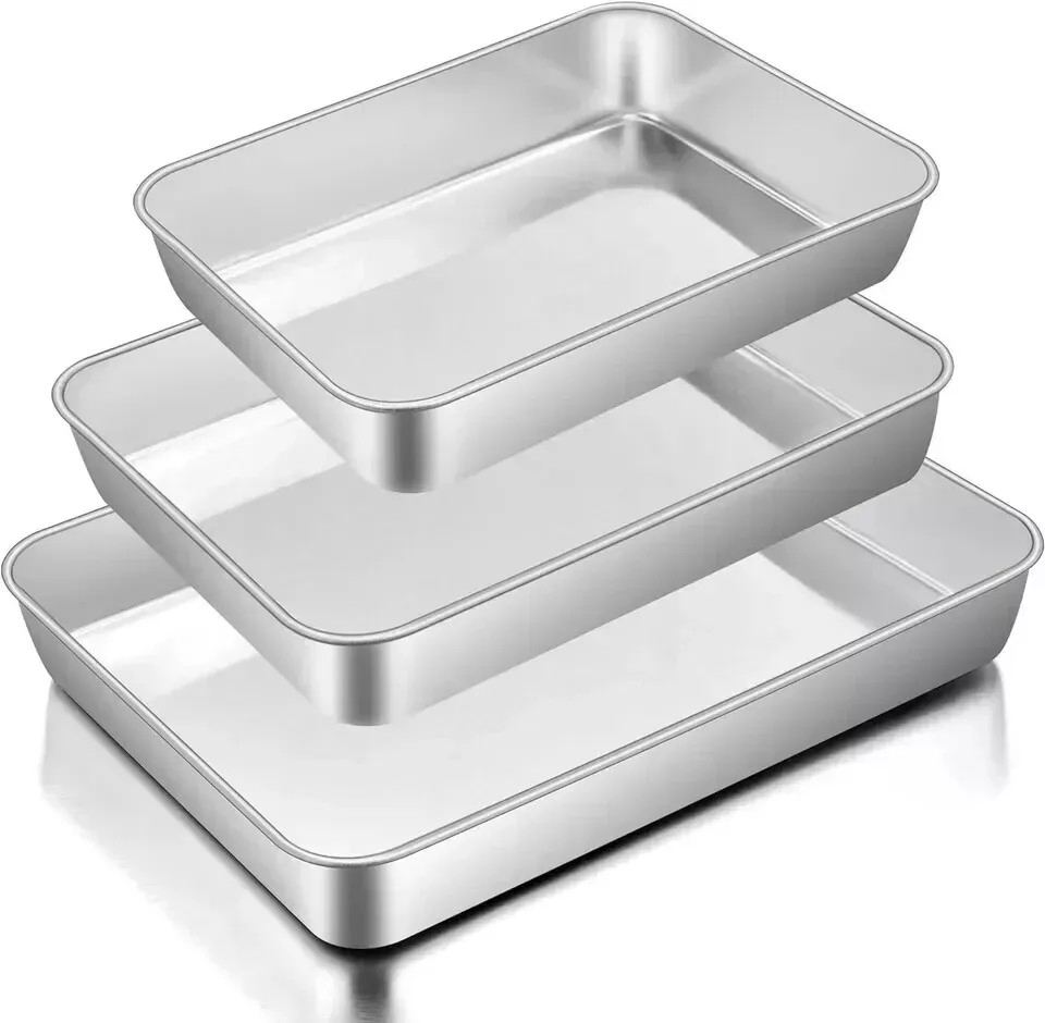 OEM Manufacturer Double-Sided Electrolysis Process Food Tray for Store Food
