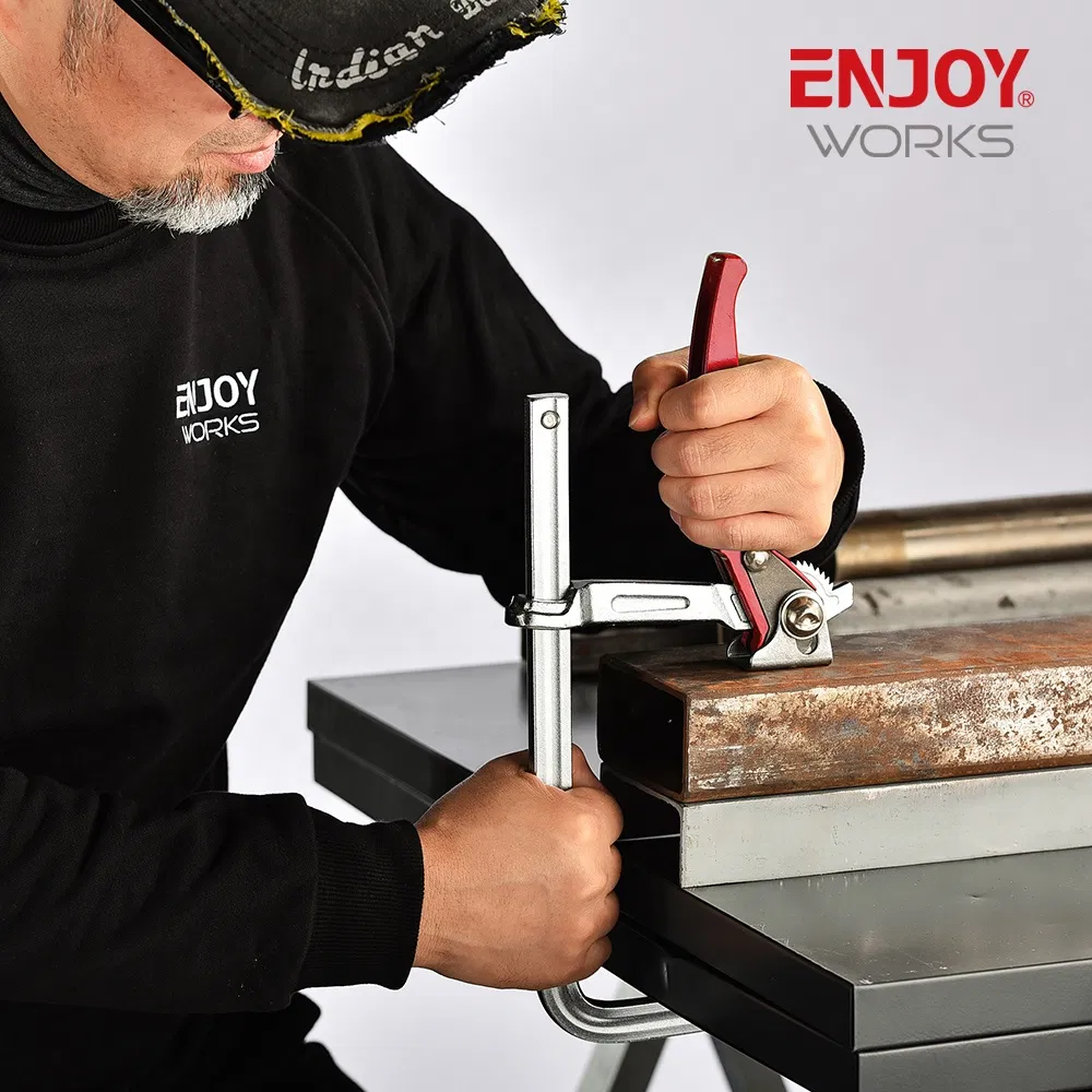 Woodworking Bar Clamp Heavy Duty Ratcheting F Clamp